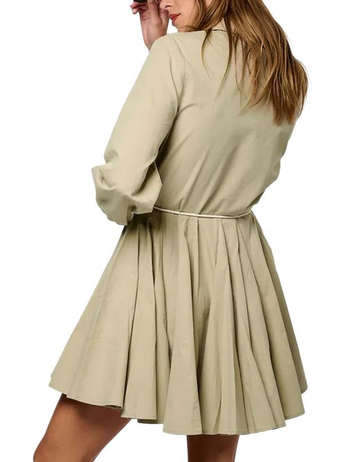 Kaporal VOBEH Beige Jurk voor Dames - Kiabi Kaporal VOBEH Beige Jurk voor Dames - Kiabi