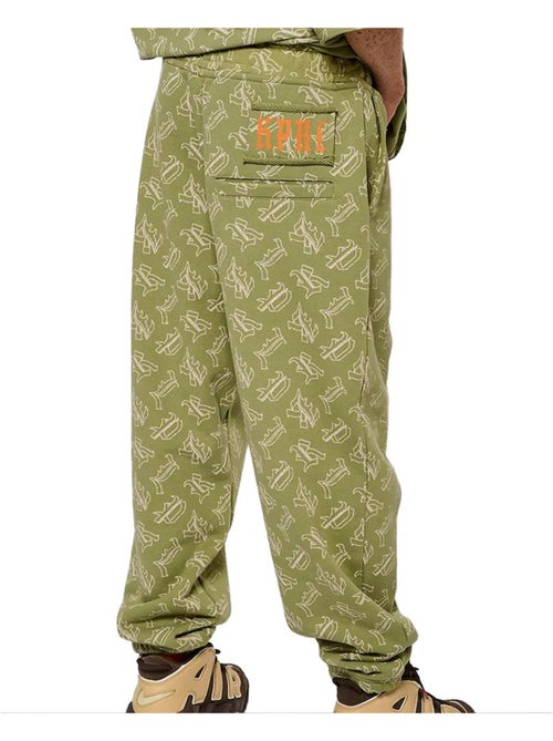 Kaporal Vogg Unisex Baggy Joggingbroek Groen - Kiabi