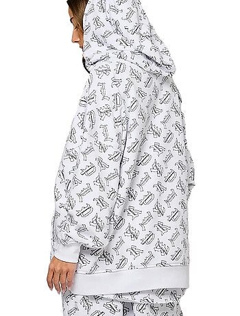 Kaporal volt unisex sweatshirt wit/zwart
