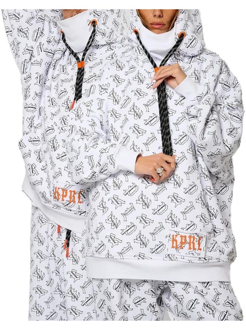 Kaporal Volt Unisex Sweatshirt Wit/Zwart Zwart - Kiabi