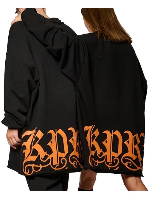 Kaporal Vorb Zwarte Unisex Hoodie - Kiabi Kaporal Vorb Zwarte Unisex Hoodie - Kiabi