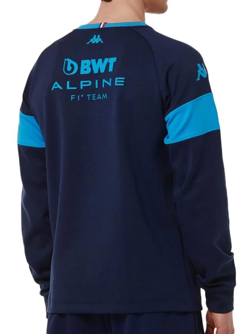 Kappa adofod alpine f1 heren sweatshirt marine/turquoise Marineblauw - Kiabi