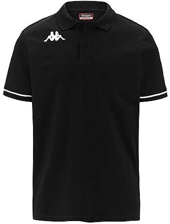 Kappa barli rugby polo zwart voor jongens