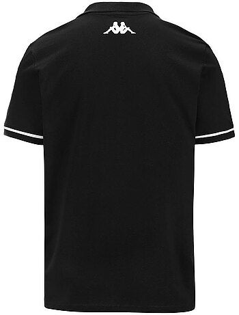 Kappa barli rugby polo zwart voor jongens