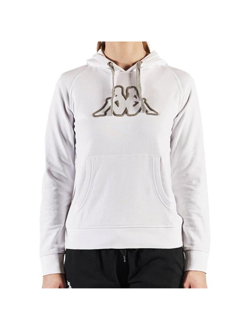 Kappa belle slim dames hoodie wit - Kiabi Kappa belle slim dames hoodie wit - Kiabi