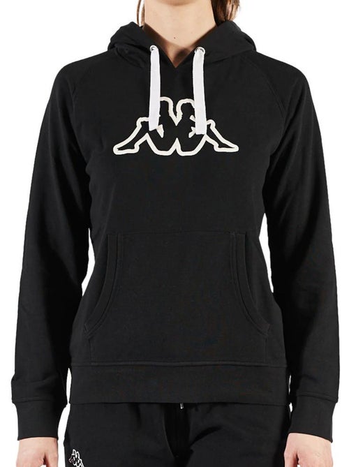 Kappa belle slim fit dames hoodie zwart - Kiabi Kappa belle slim fit dames hoodie zwart - Kiabi