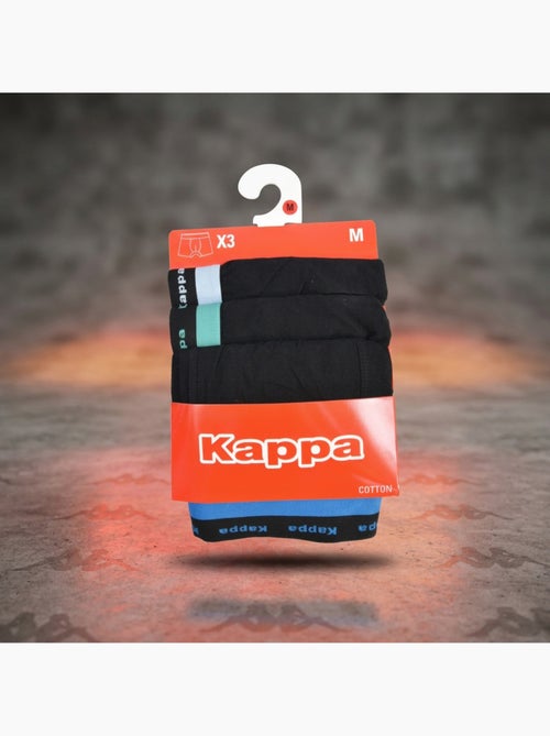 KAPPA Boxers Homme Lot de 3, Coton, Ceinture Élastique Siglée Kappa - Kiabi KAPPA Boxers Homme Lot de 3, Coton, Ceinture Élastique Siglée Kappa - Kiabi