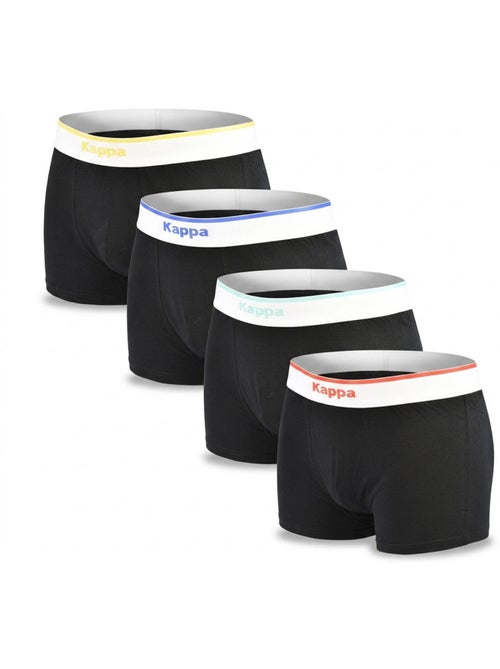 KAPPA Boxers Homme Pack de 4 (Lot) - Coton, Coffret Cadeau - Kiabi KAPPA Boxers Homme Pack de 4 (Lot) - Coton, Coffret Cadeau - Kiabi