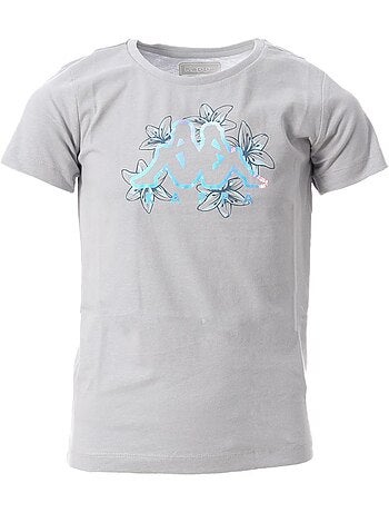 Kappa celeste grijs t-shirt voor meisjes