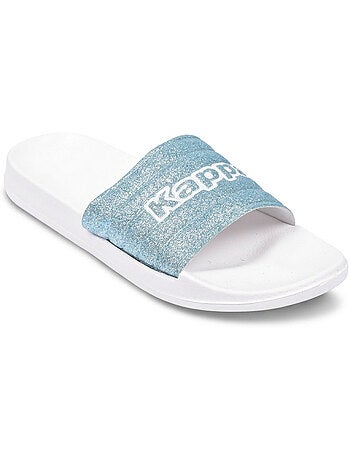 Kappa claquette femme piscine glitter glossy léopard