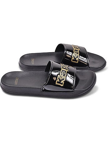 Kappa claquette femme piscine glitter glossy léopard
