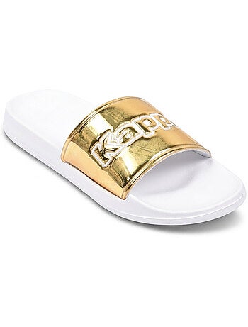 Kappa claquette femme piscine glitter glossy léopard