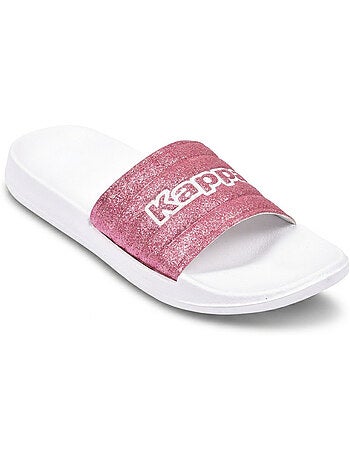 Kappa claquette femme piscine glitter glossy léopard
