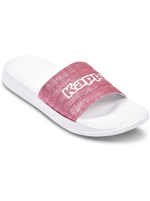 KAPPA Claquette Femme Piscine Glitter Glossy Léopard - Kiabi