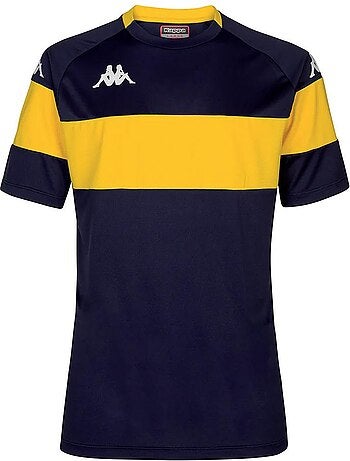 Kappa dareto sport t-shirt voor heren - marine/geel