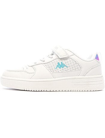 Kappa falcon jongens sneakers wit/turquoise