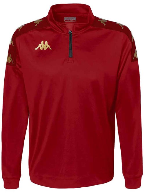 Kappa gassolo heren rode sweatshirt met 1/4 rits - Kiabi Kappa gassolo heren rode sweatshirt met 1/4 rits - Kiabi