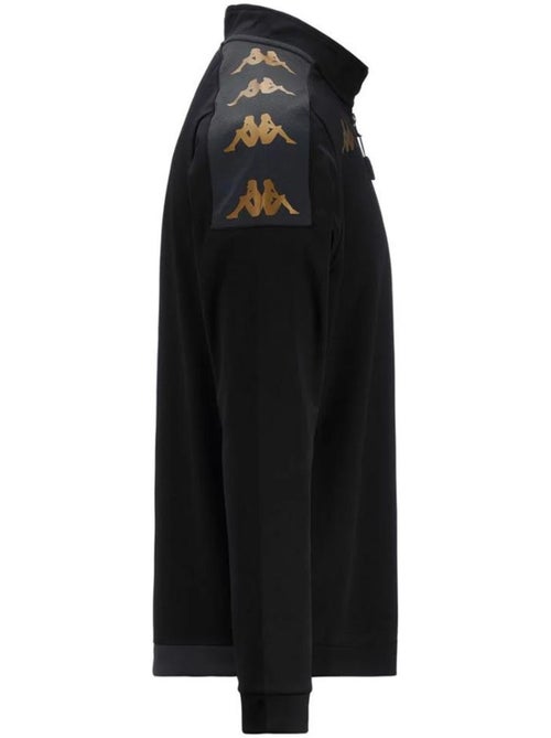 Kappa gassolo heren sweatshirt met 1/4 rits - zwart - Kiabi Kappa gassolo heren sweatshirt met 1/4 rits - zwart - Kiabi