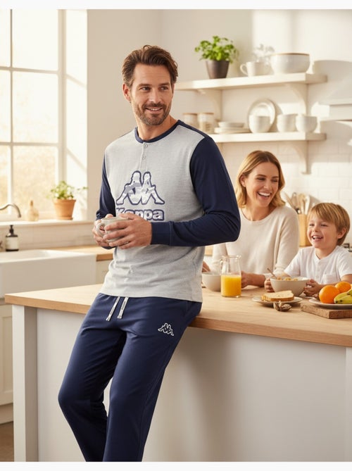 Kappa Heren Pyjama Lang Katoen - Kiabi