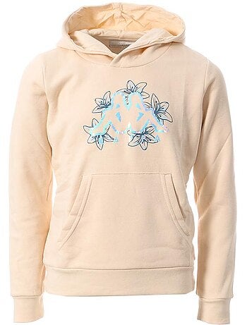 Kappa kamil ecru sweatshirt voor meisjes