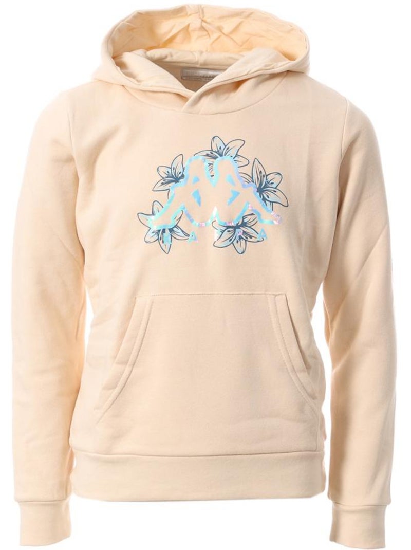 Kappa Kamil Ecru Sweatshirt voor Meisjes Ecru - Kiabi