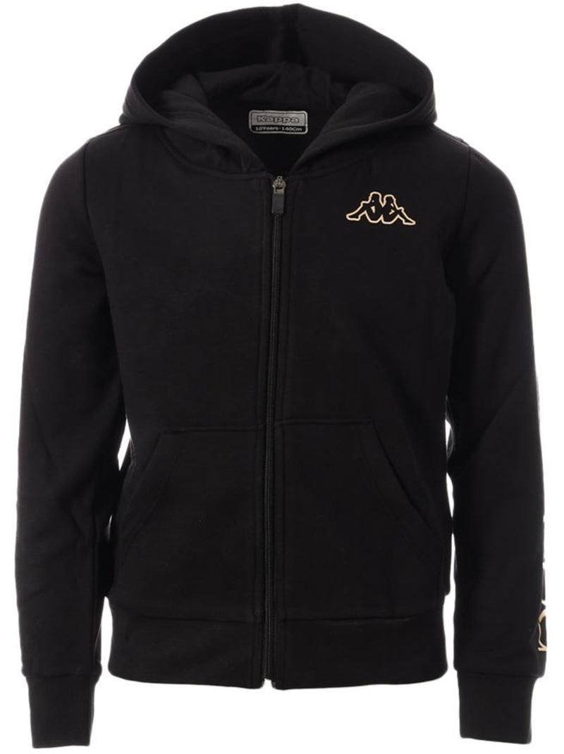Kappa Kapri Zwart Meisjes Sweatshirt Zwart - Kiabi