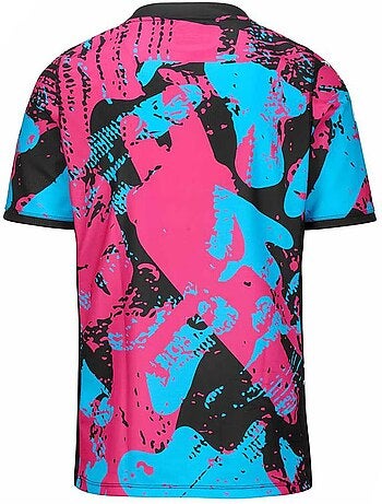 Kappa kombat roze/turquoise maillot voor jongens