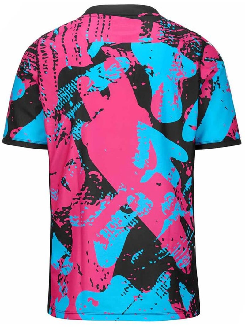 Kappa Kombat Roze/Turquoise Maillot voor Jongens Zwart - Kiabi