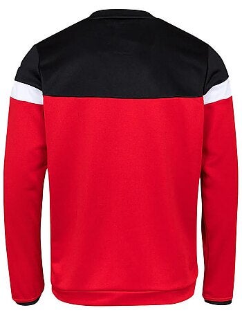 Kappa lido heren sweatshirt rood/zwart