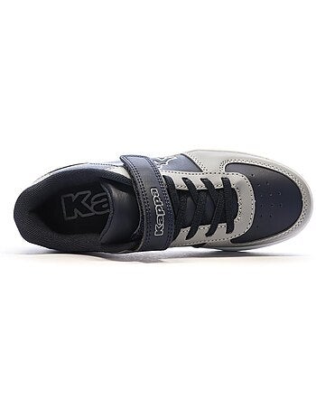 Kappa malone jongens sneakers wit/grijs