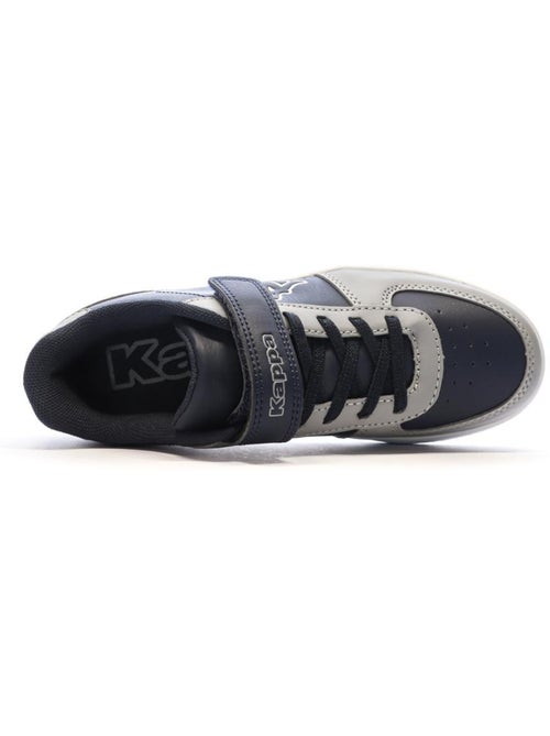 KAPPA Malone Ev Jongens Sneakers Grijs/Marine - Kiabi KAPPA Malone Ev Jongens Sneakers Grijs/Marine - Kiabi
