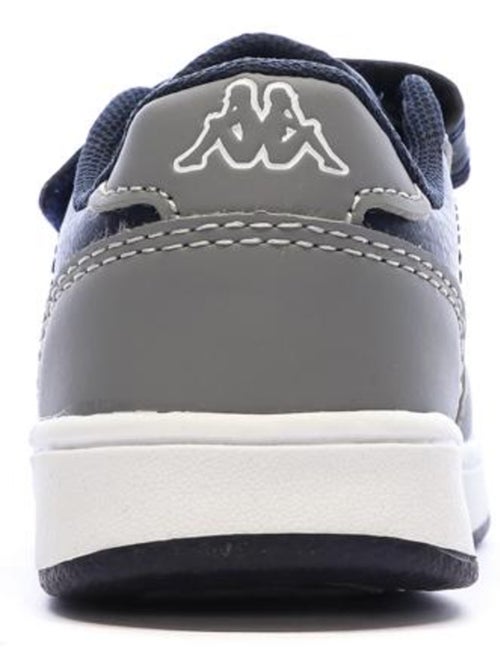 KAPPA Malone Jongens Sneakers Grijs/Zwart - Kiabi KAPPA Malone Jongens Sneakers Grijs/Zwart - Kiabi