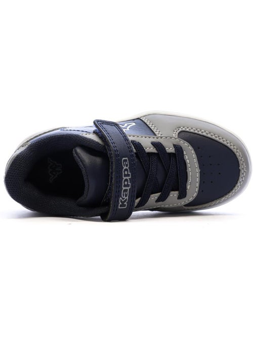 KAPPA Malone Jongens Sneakers Grijs/Zwart - Kiabi KAPPA Malone Jongens Sneakers Grijs/Zwart - Kiabi