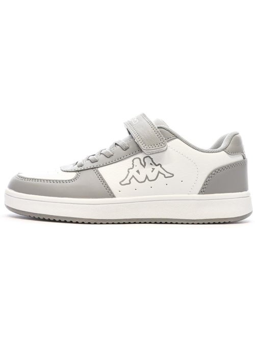 Kappa Malone Jongens Sneakers Wit/Grijs - Kiabi Kappa Malone Jongens Sneakers Wit/Grijs - Kiabi