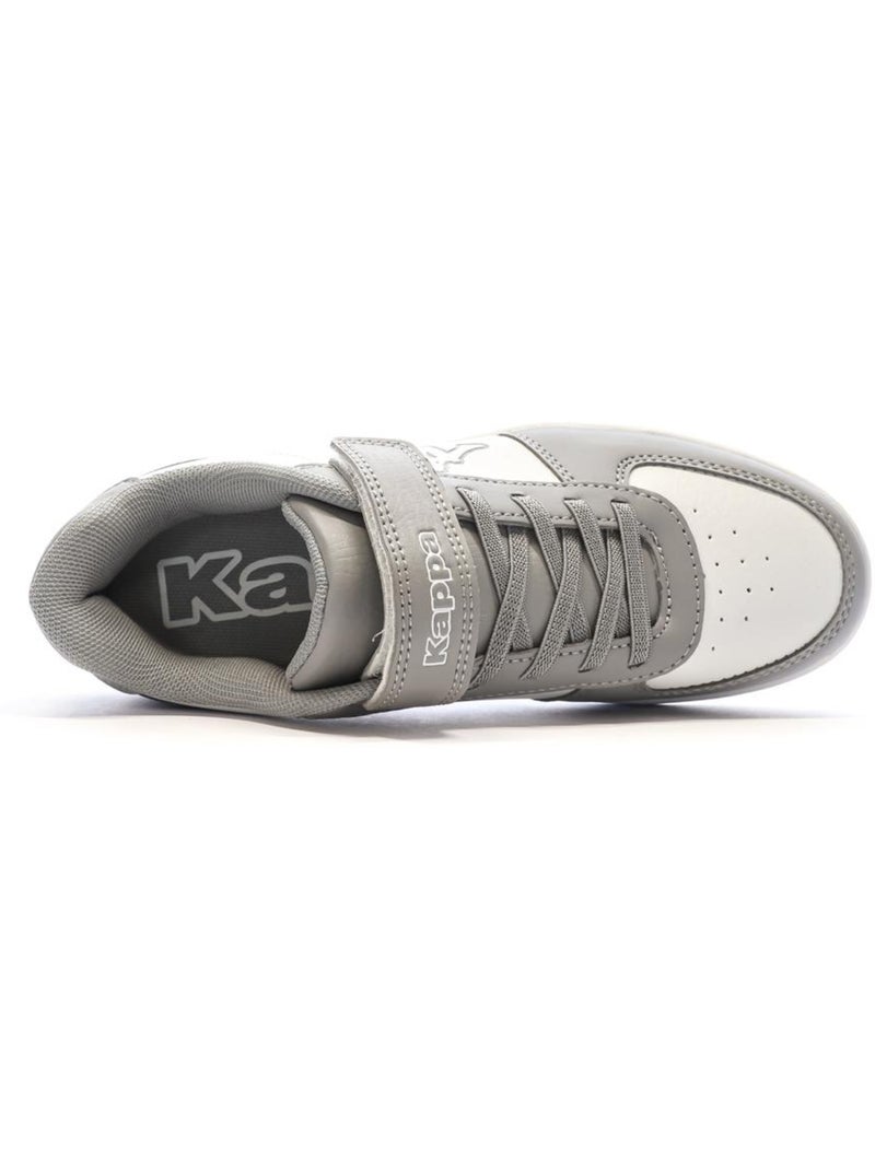 Kappa Malone Jongens Sneakers Wit/Grijs Zilvergrijs - Kiabi