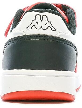 Kappa malone jongens sneakers wit/rood