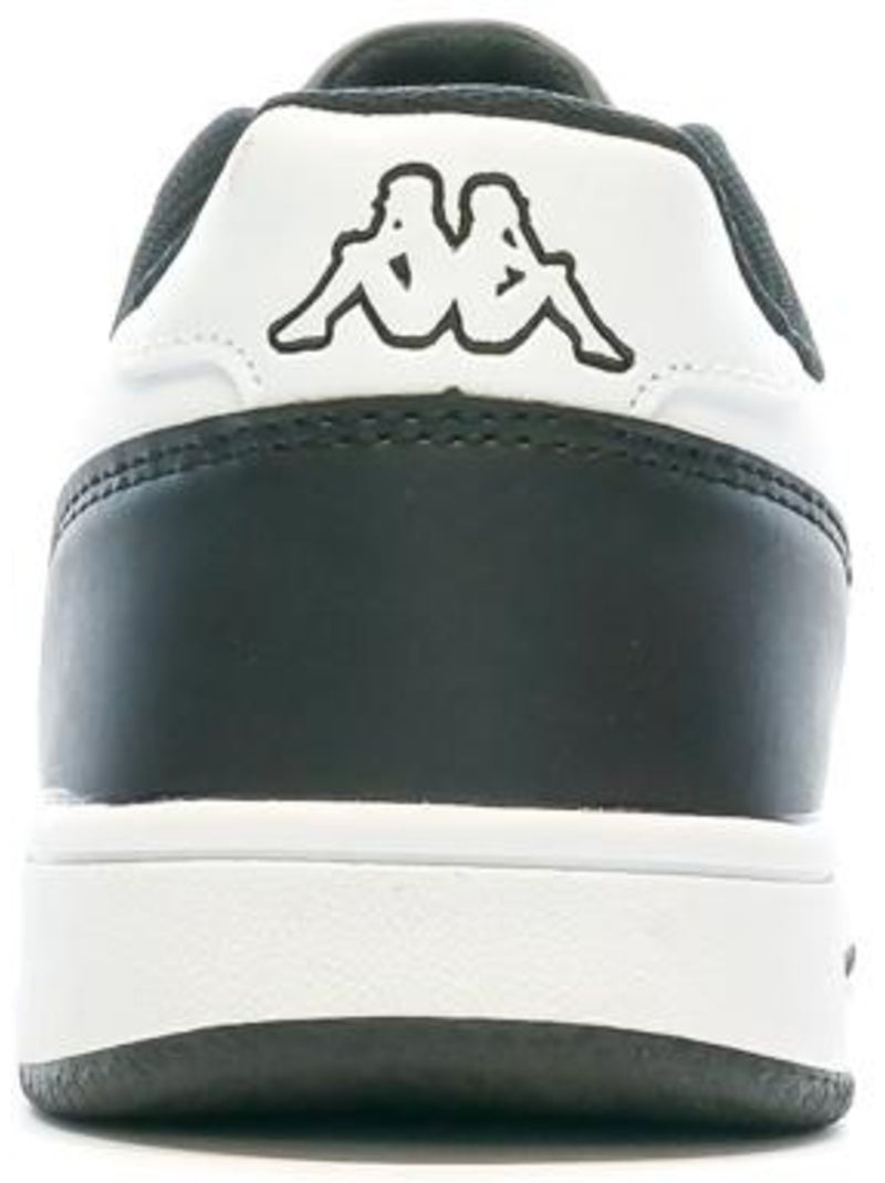 KAPPA Malone Jongens Sneakers Zwart/Wit met Veters Wit Zwart - Kiabi