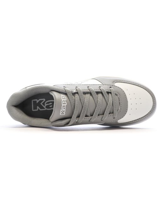 KAPPA Malone Lace Jongens Sneakers Wit/Grijs - Kiabi KAPPA Malone Lace Jongens Sneakers Wit/Grijs - Kiabi
