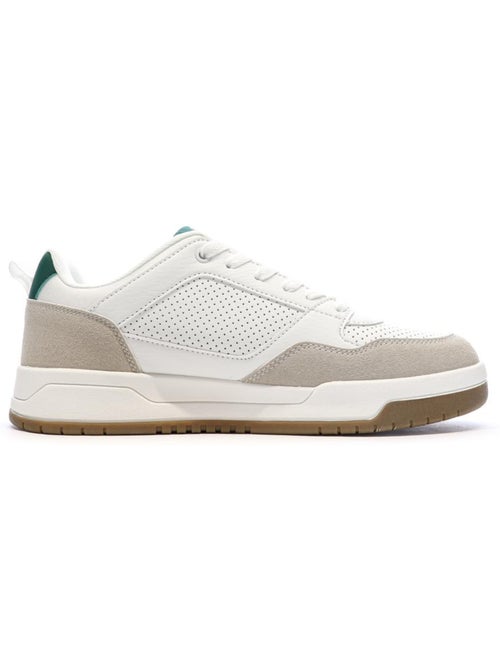 Kappa Manis Heren Sneakers Wit/Beige/Groen met Logo - Kiabi Kappa Manis Heren Sneakers Wit/Beige/Groen met Logo - Kiabi