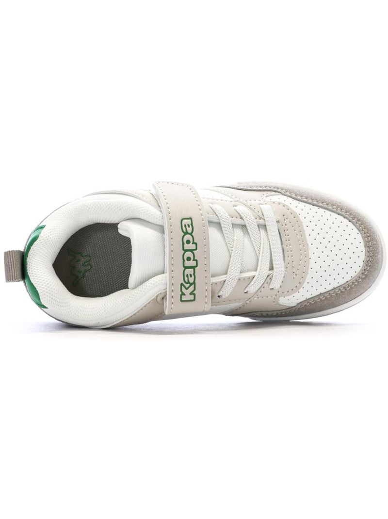 Kappa Manis Jongens Sneakers Wit/Grijs/Groen Wit - Kiabi