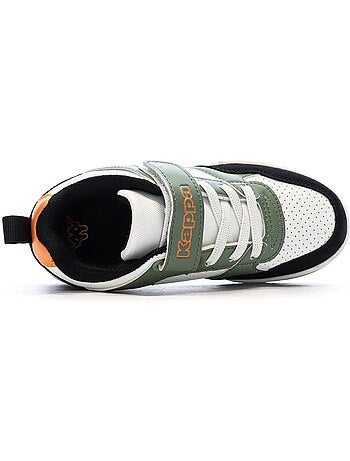 Kappa manis witte/groene sneakers voor jongens