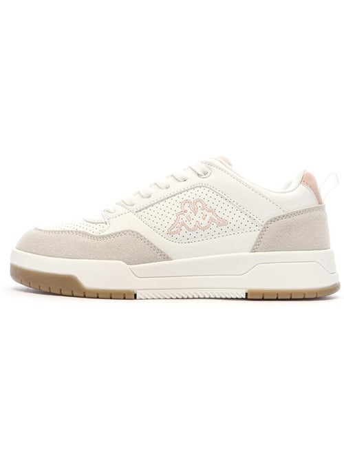 Kappa Manisw Dames Sneakers Wit/Beige/Roze - Kiabi Kappa Manisw Dames Sneakers Wit/Beige/Roze - Kiabi