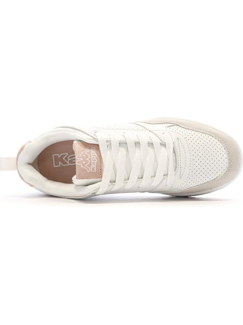 Kappa Manisw Dames Sneakers Wit/Beige/Roze - Kiabi Kappa Manisw Dames Sneakers Wit/Beige/Roze - Kiabi