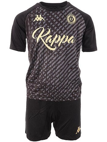 Kappa marcelo zwart voetbaltenue voor jongens