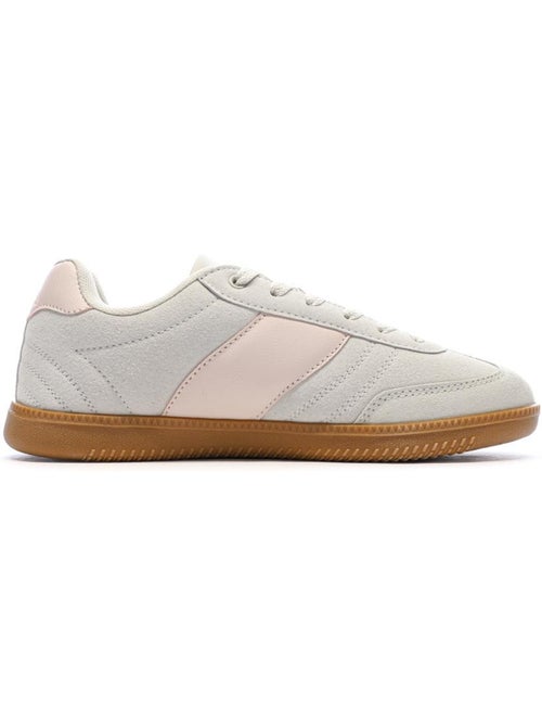 Kappa Mattea Suede Dames Sneakers Grijs/Roze - Kiabi Kappa Mattea Suede Dames Sneakers Grijs/Roze - Kiabi