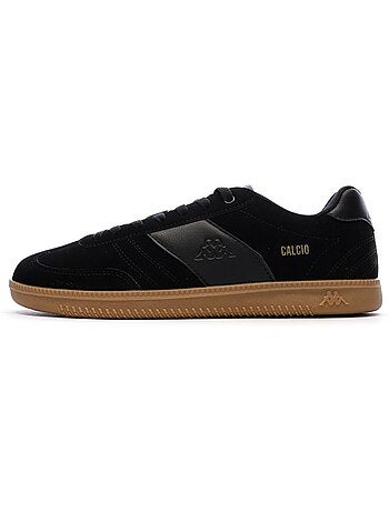Kappa mattea suede heren sneakers zwart