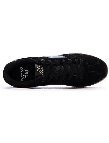 Kappa mattea suede heren sneakers zwart