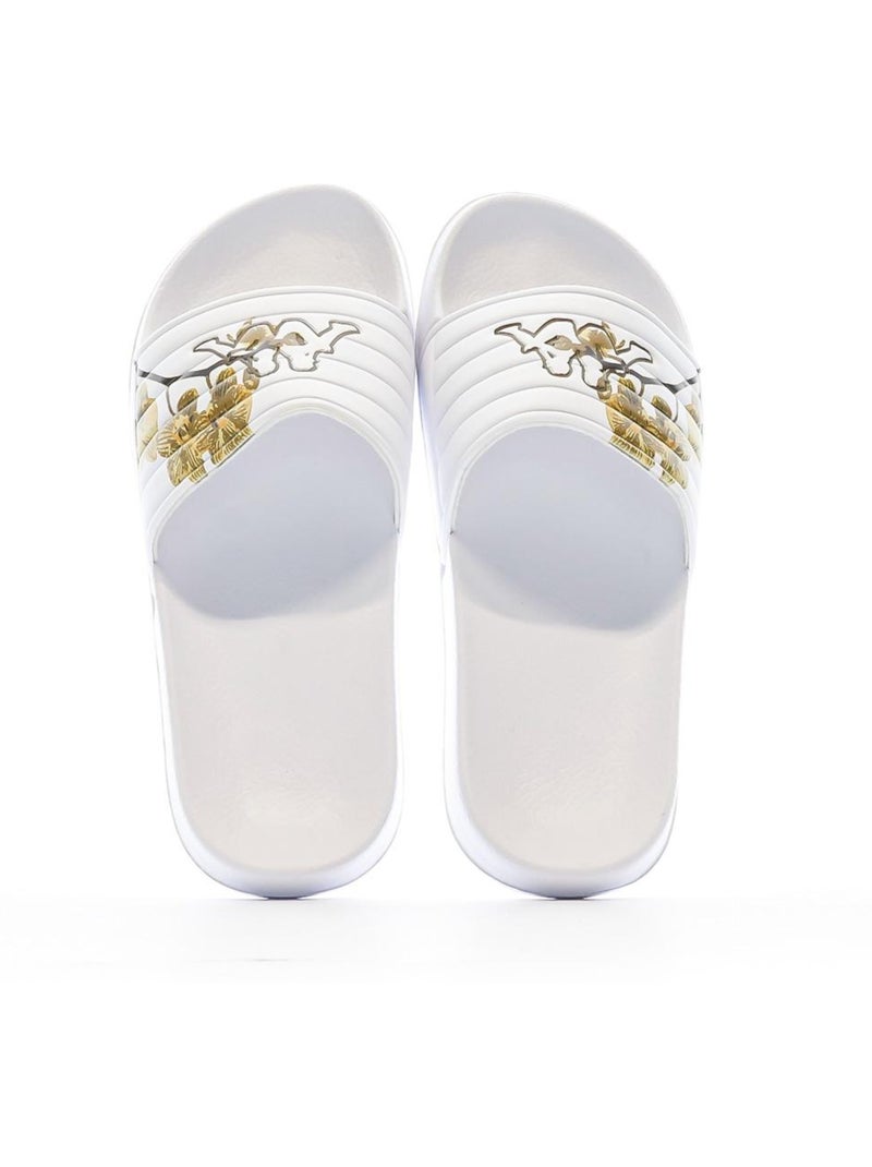 Kappa Noles Dames Slippers Wit/Bruin Wit - Kiabi