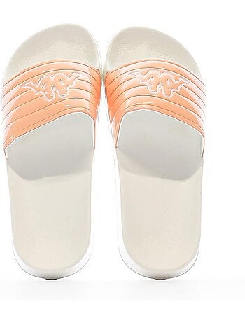 Kappa noles dames slippers wit/roze