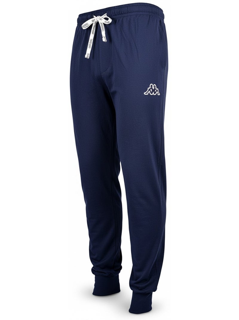 Kappa Pyjama Homme Long Coton Bleu Gris - Kiabi